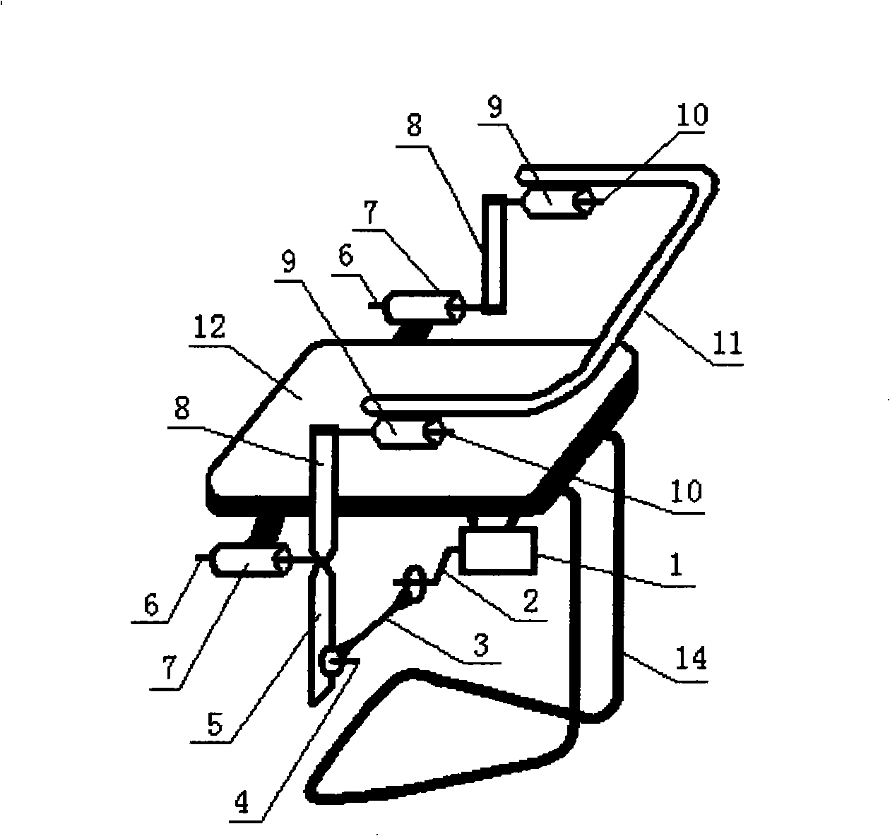 Chair for comforting lumbar