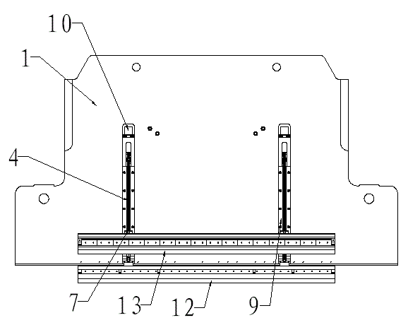 Automatic die changing device of bending machine