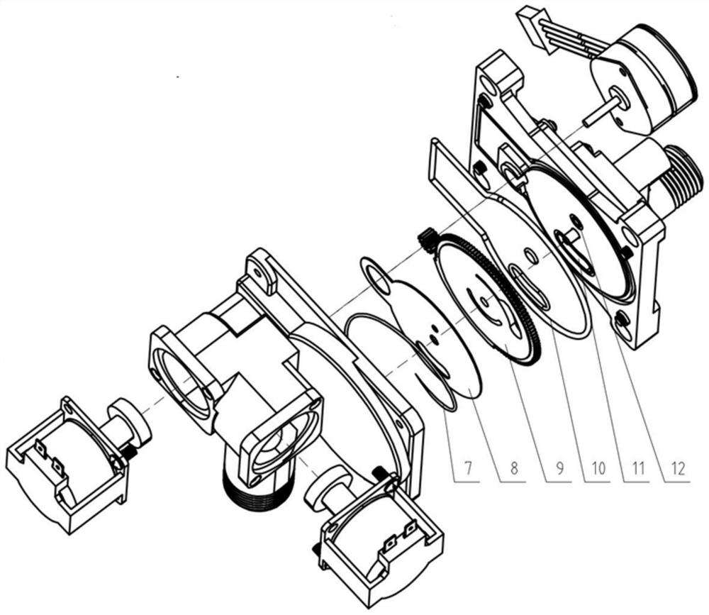 Intelligent gas adjusting valve