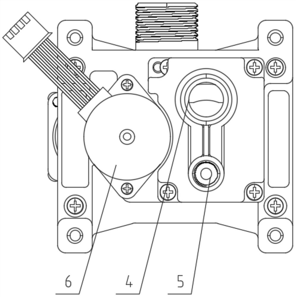 Intelligent gas adjusting valve