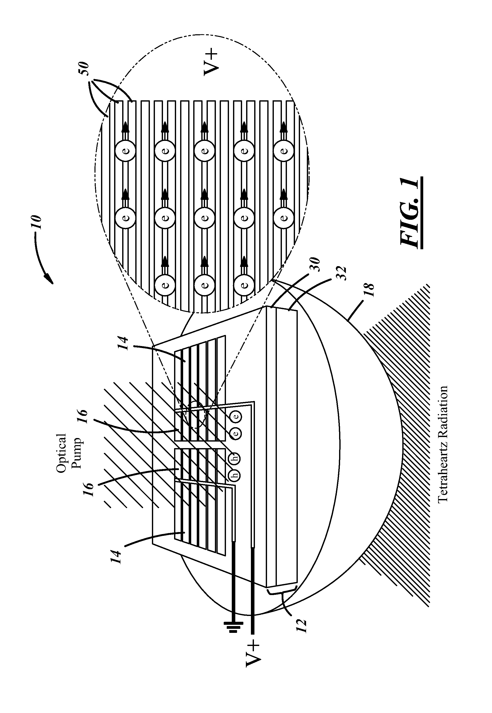 Photoconductive device with plasmonic electrodes