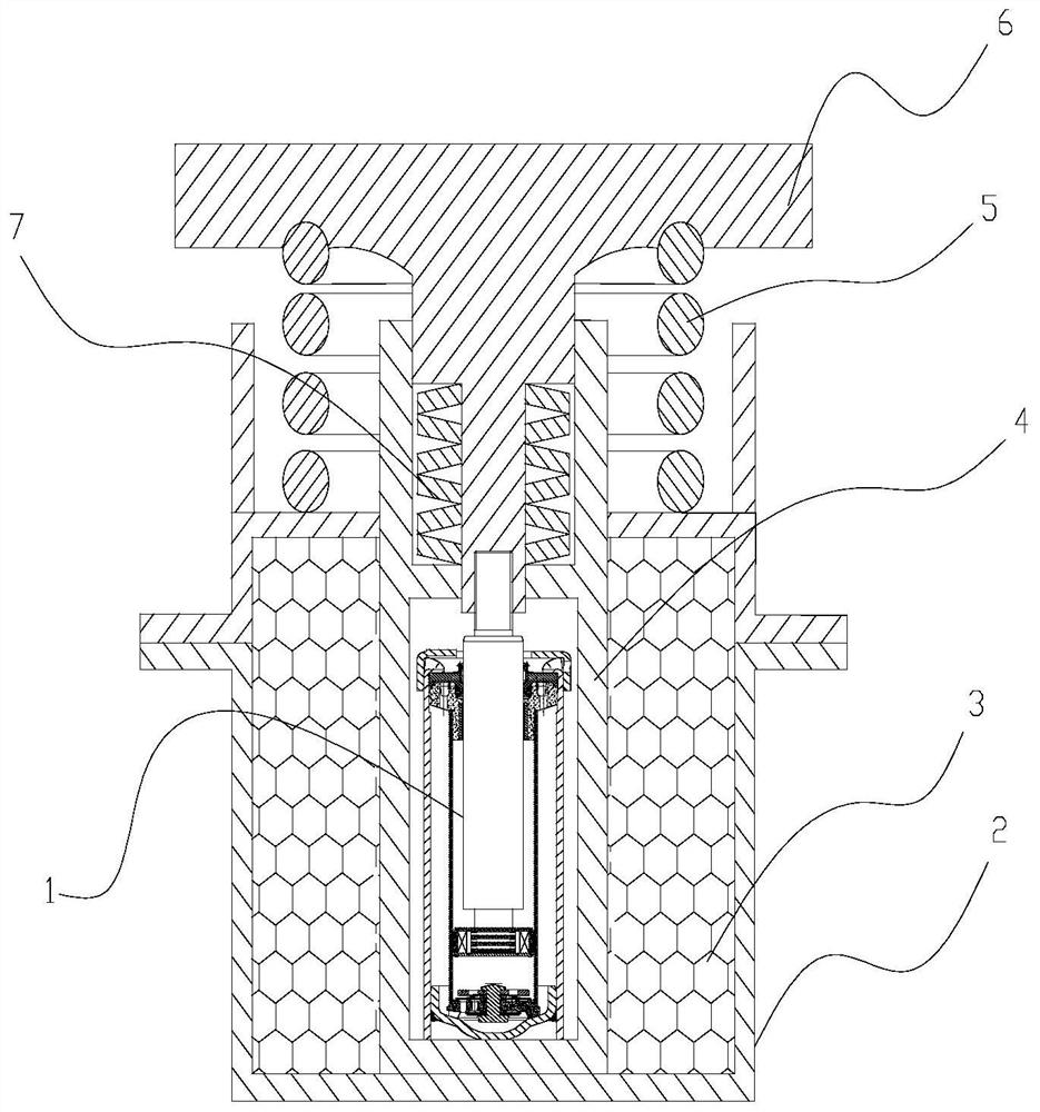 Damping support base for rail