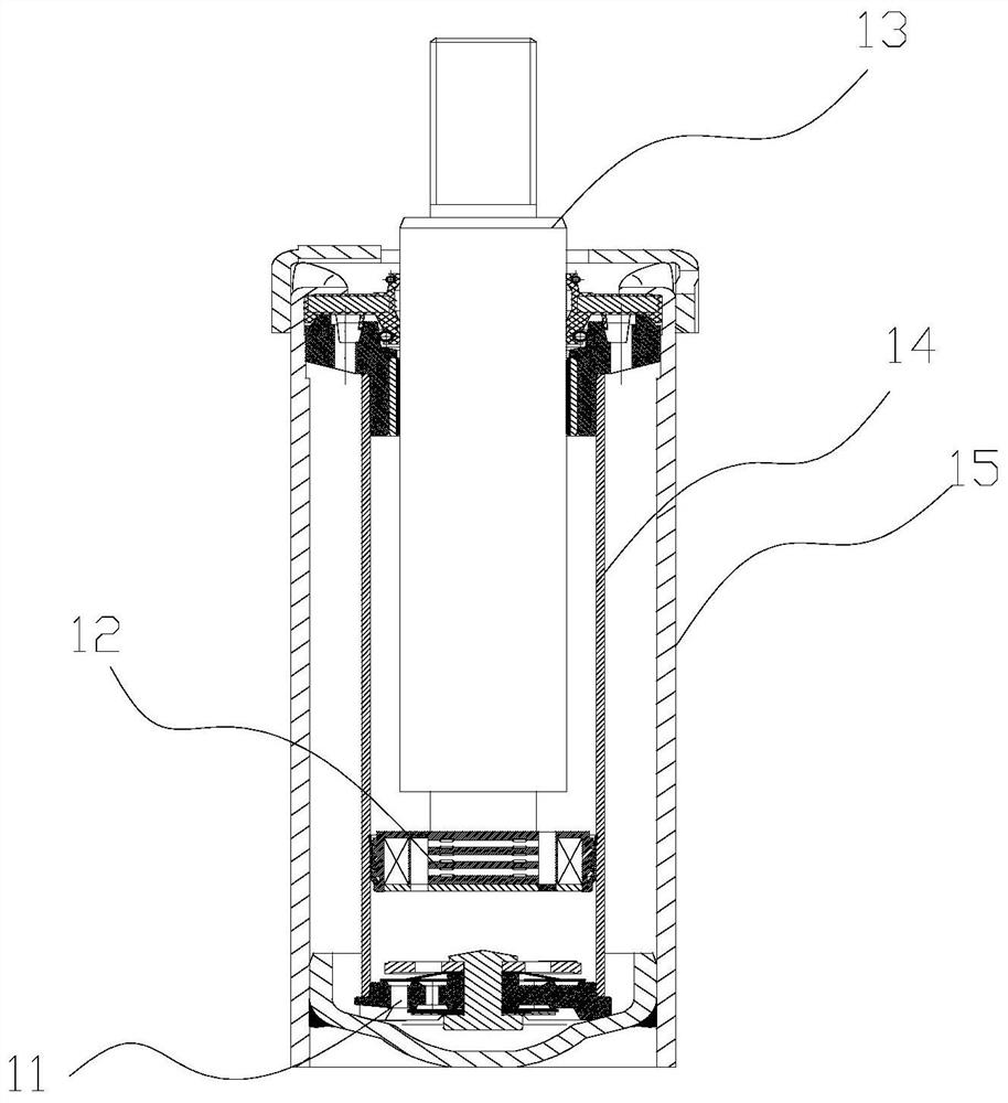 Damping support base for rail