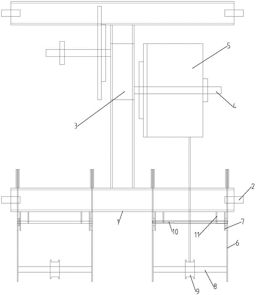 Wire fixing and tensioning device for winding of transformer coil