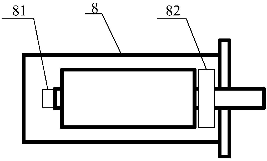 Pitch change control system for tidal current energy generator set