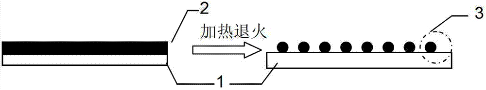 Method for preparing gold nanoparticles by annealing of gold film