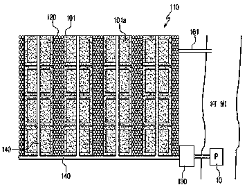 River water purifying device with processing soil layers and penetrating filter medium layers and method thereof