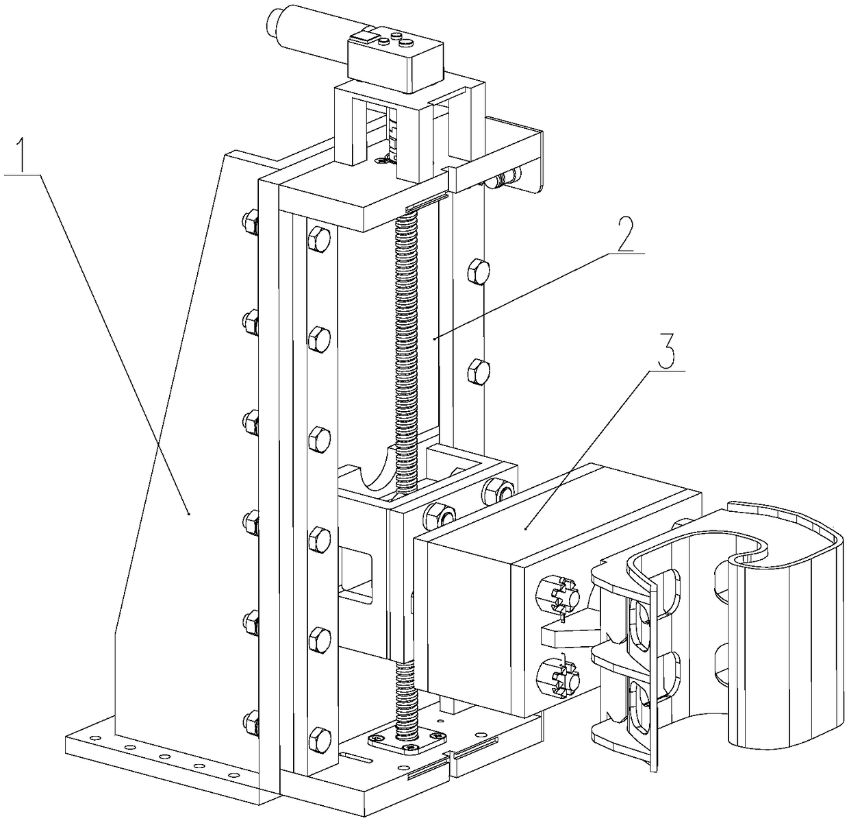 Rail vehicle coupler mounting device