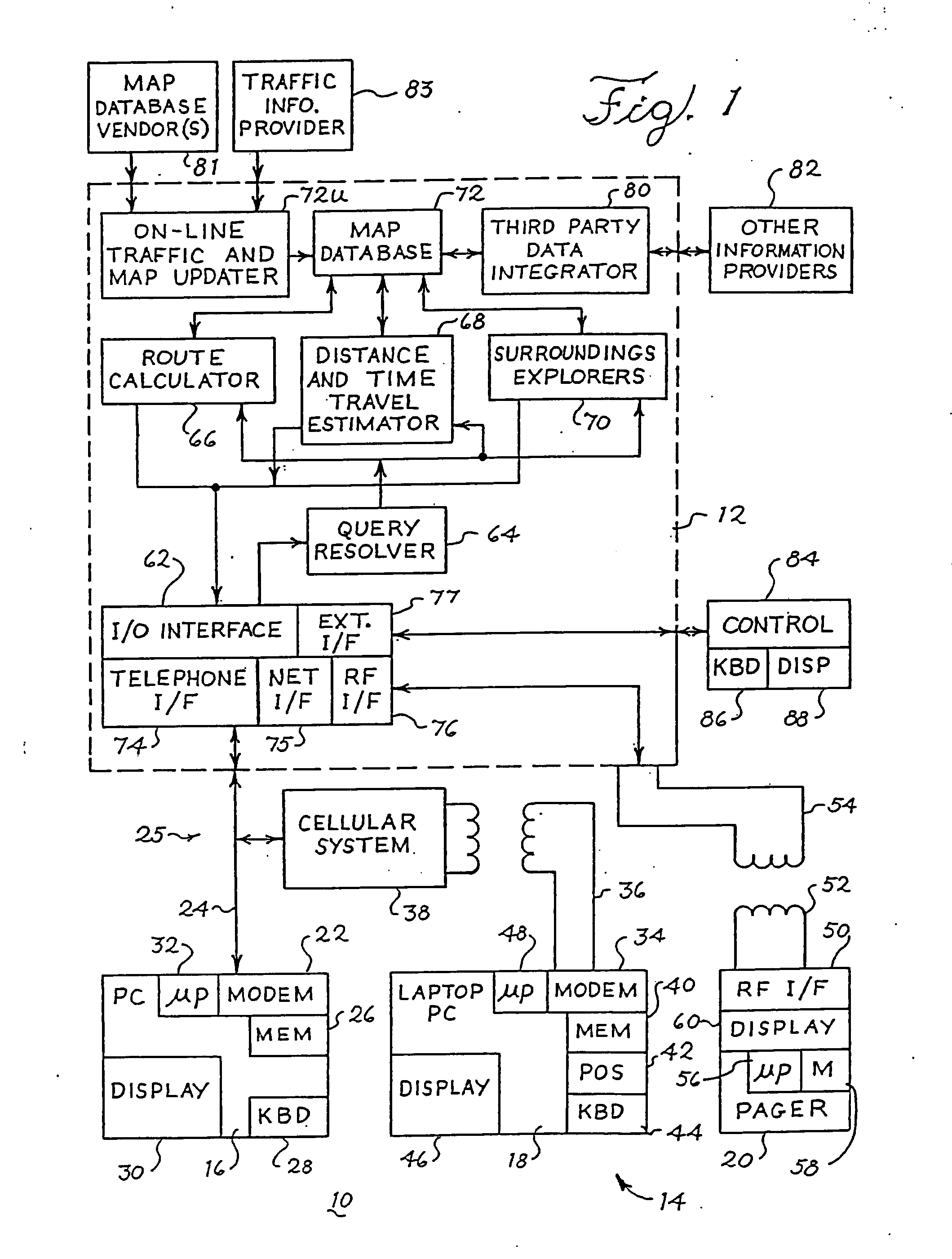 Electronic navigation system and method