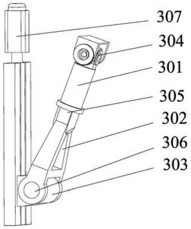 Three-freedom-degree parallel-connection spindle head mechanism