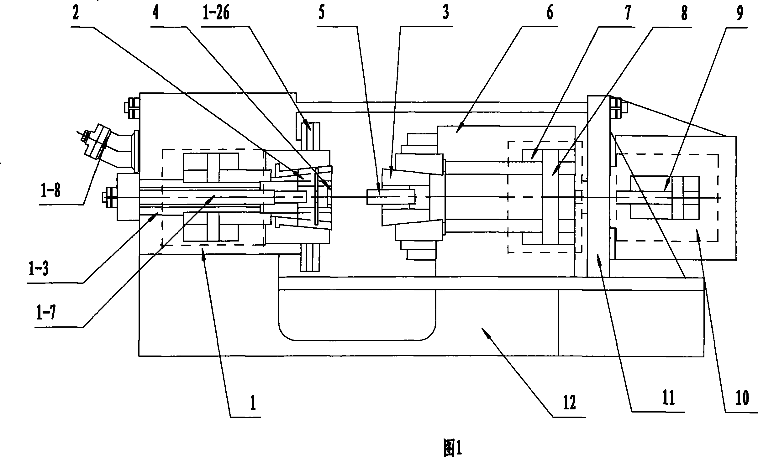 Inertia friction welding machine