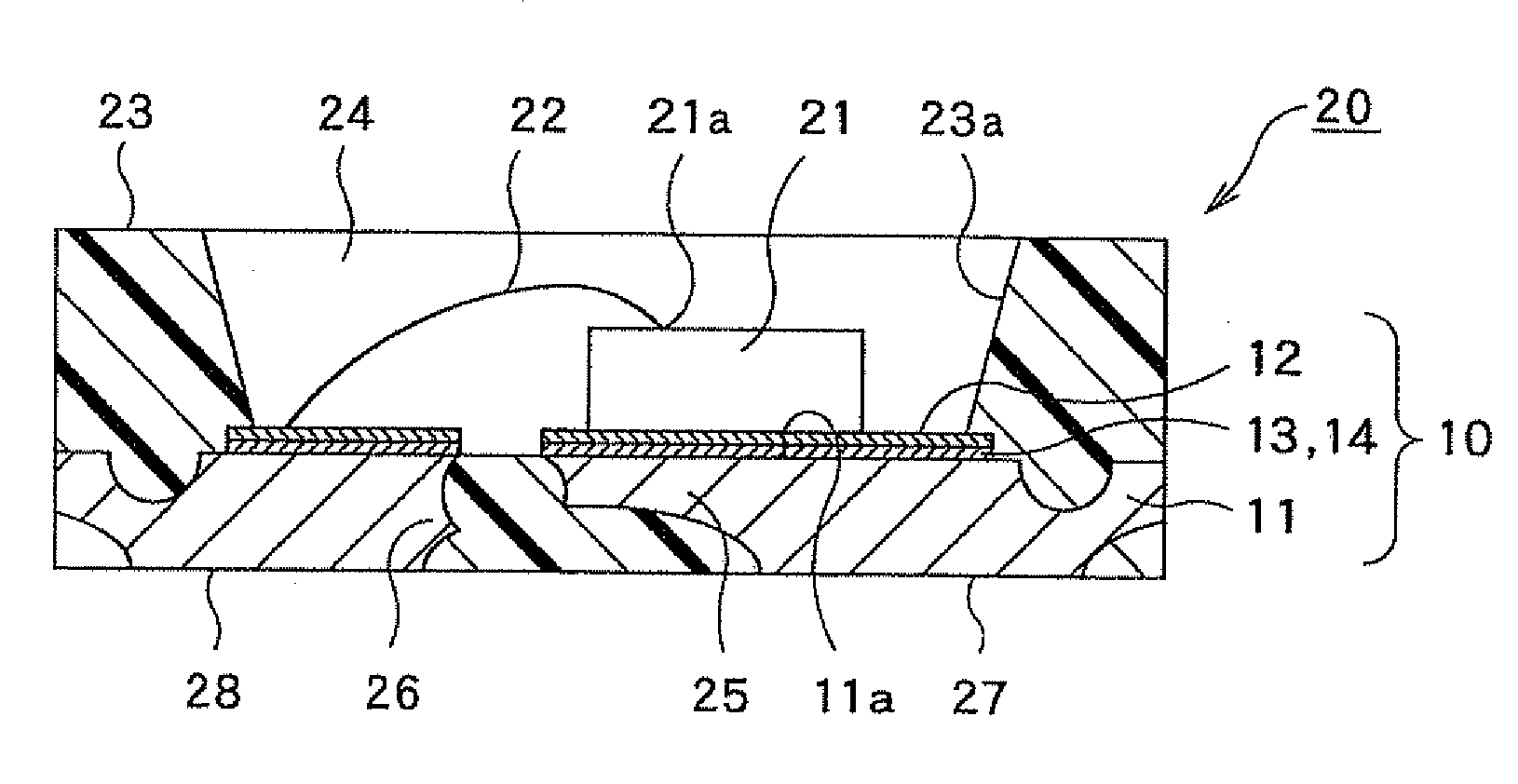 LED leadframe or LED substrate, semiconductor device, and method for manufacturing LED leadframe or LED substrate