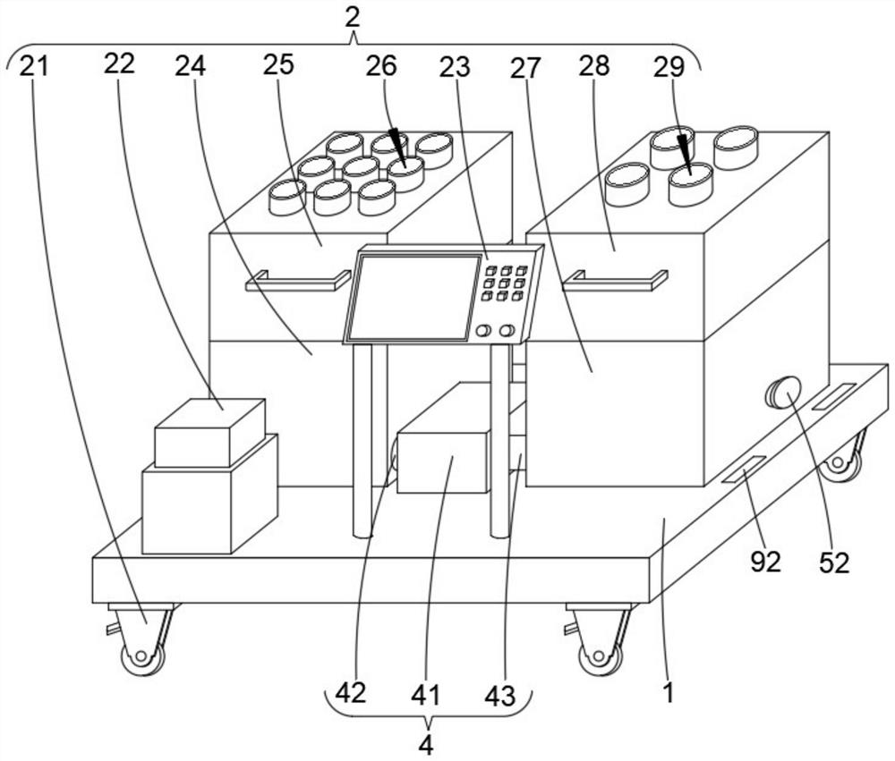 An integrated device for air detection and purification