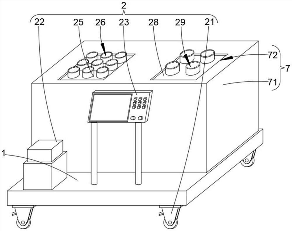 An integrated device for air detection and purification