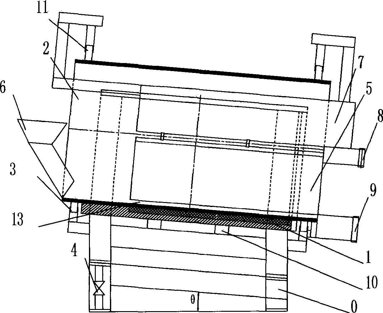 Method and device for permanent-magnet arc-shaped groove inner surface axial sorting