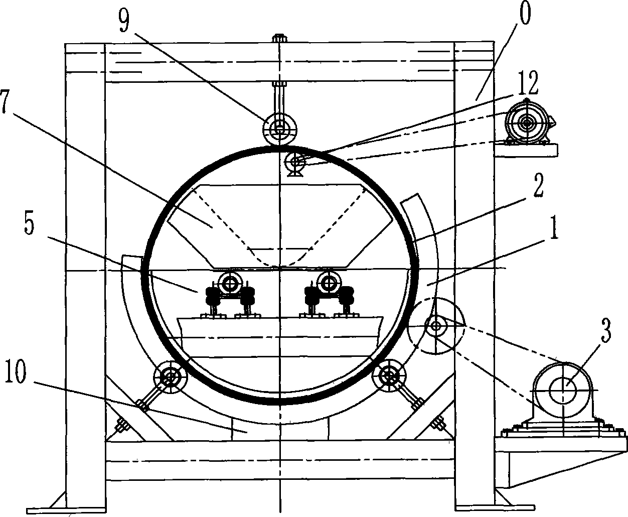 Method and device for permanent-magnet arc-shaped groove inner surface axial sorting