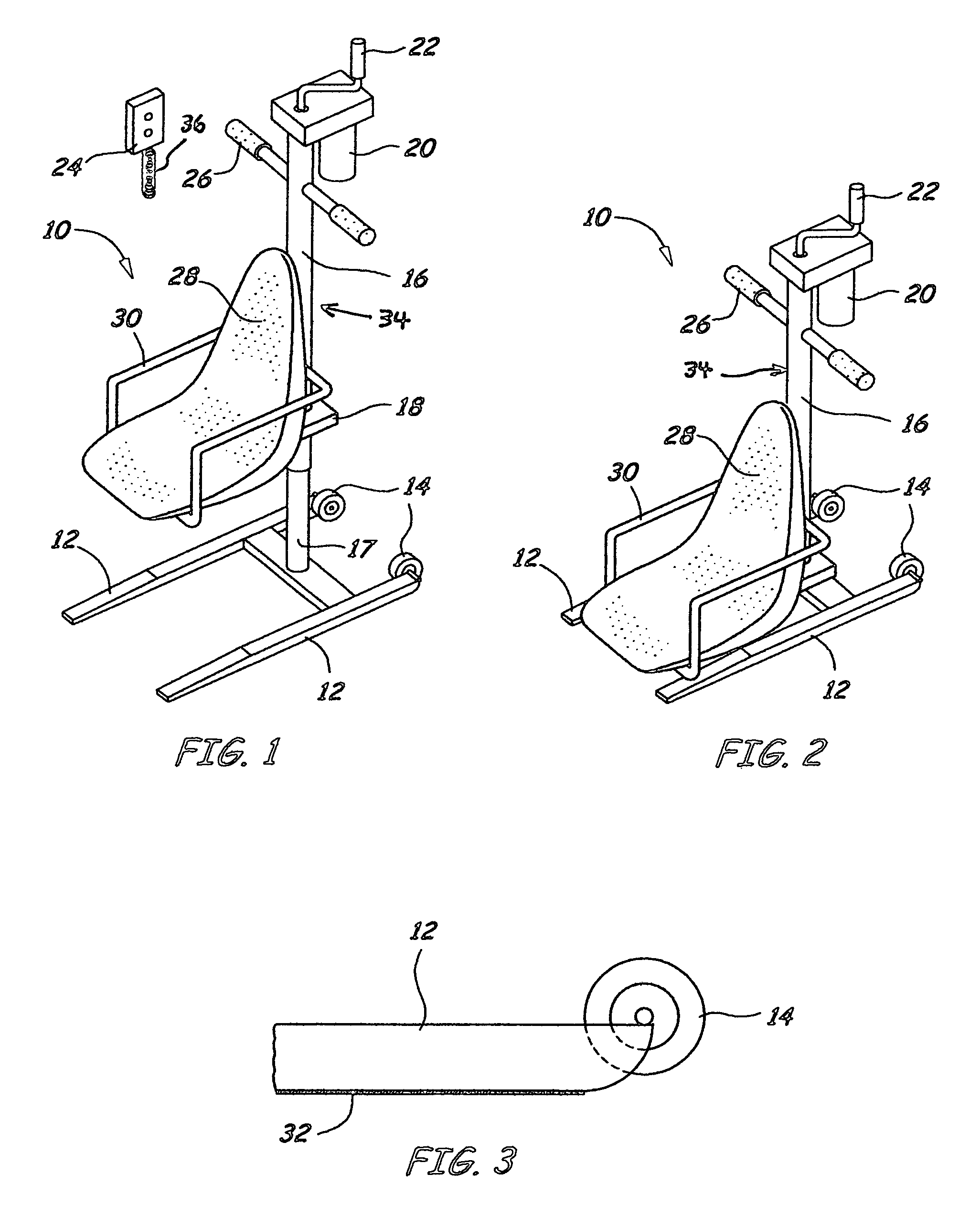 Apparatus and method for a lift seat