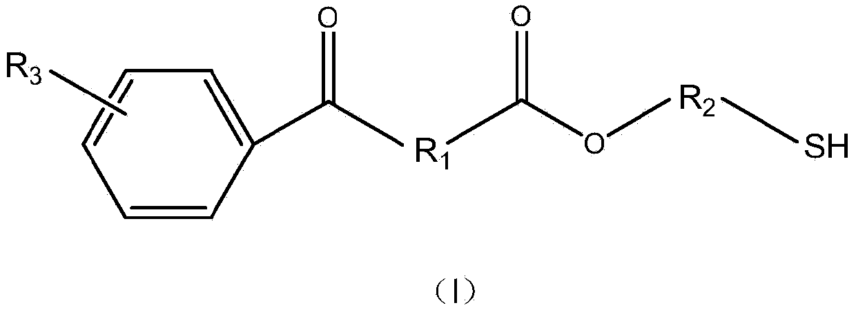 Benzoyl sulfydryl ester compound as well as preparation method and application thereof