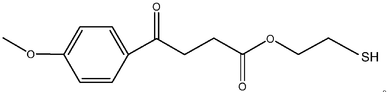 Benzoyl sulfydryl ester compound as well as preparation method and application thereof