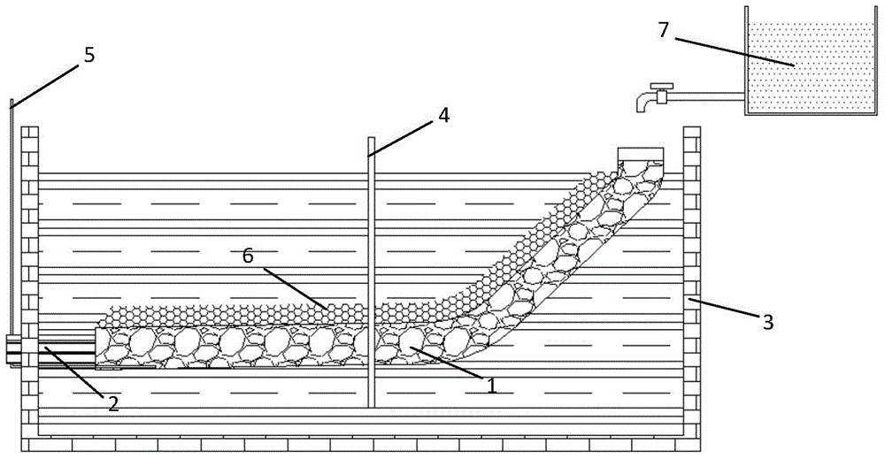 Model test device and test method for monitoring effect of tunnel water inrush on groundwater environment