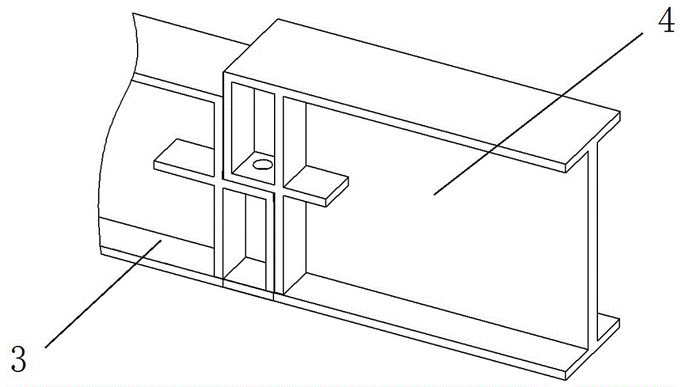 Flange type assembling joint for steel column and mounting method