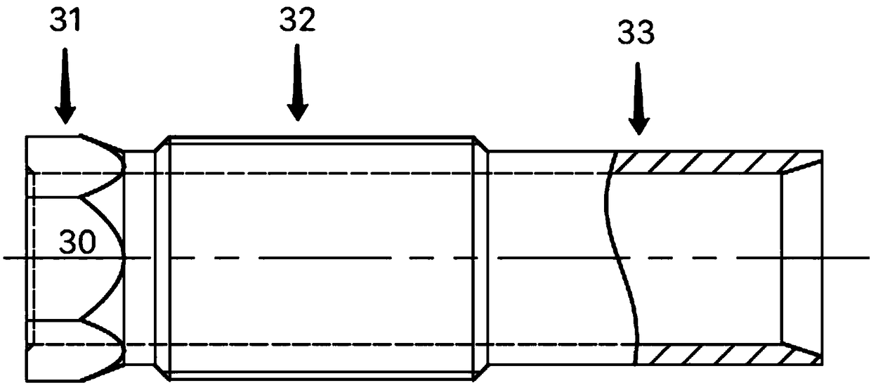 Nested structure for reduction of femoral neck fractures