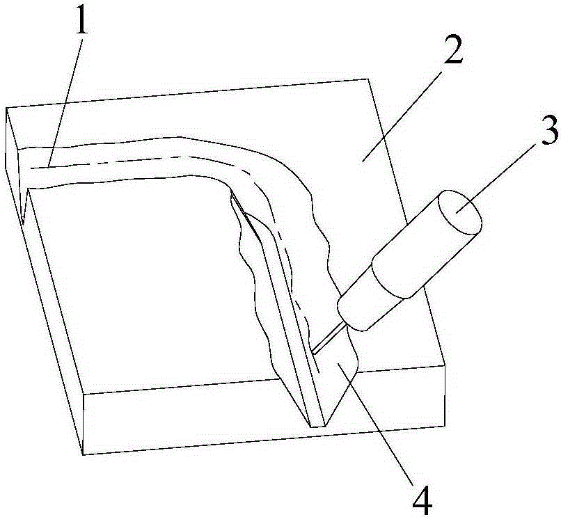 Multilayer and multipass welding track planning method for variable-groove-width heavy and medium plates