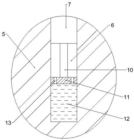 Damping installation device applied to automobile engines