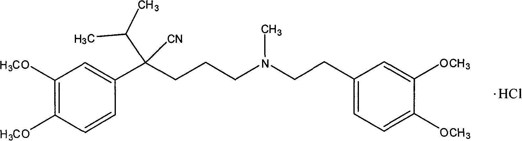 Method of refining verapamil hydrochloride