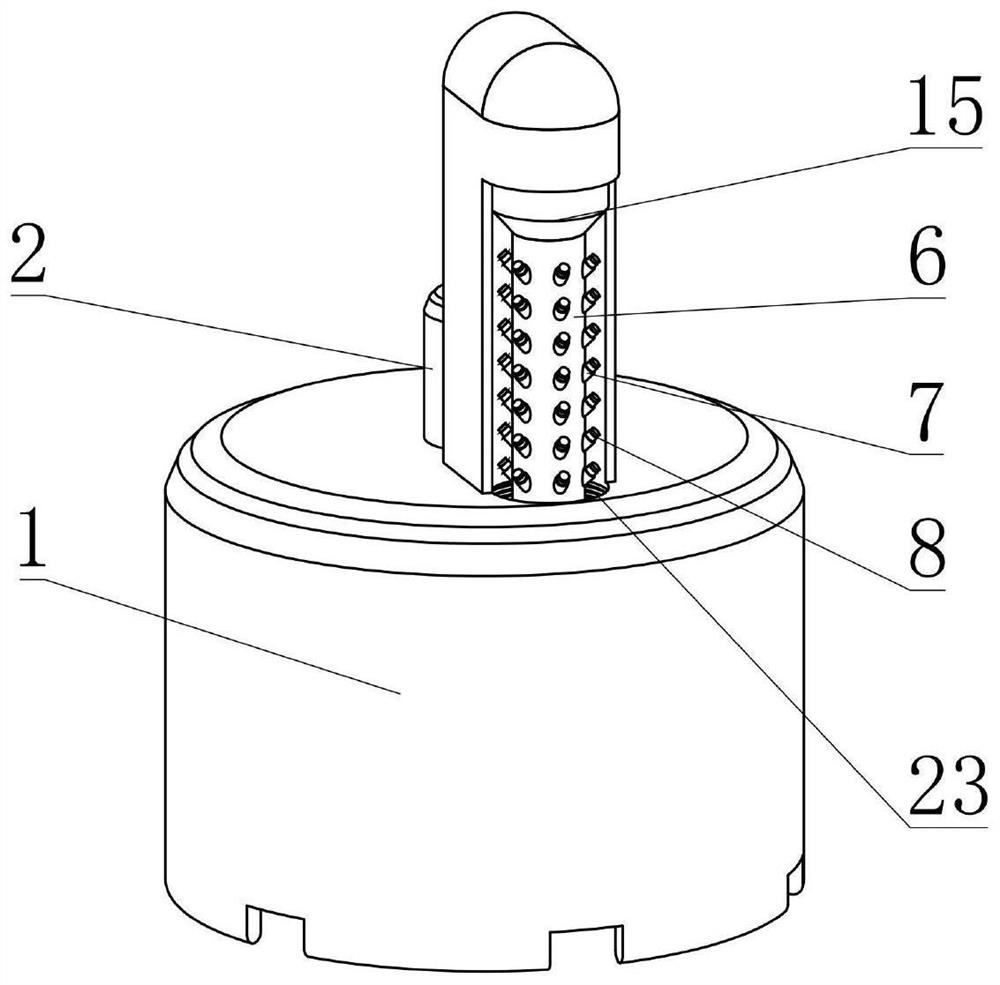 Embryo freezing fresh-keeping device for buffalo breeding