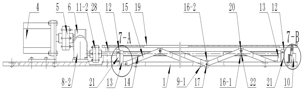 Small-amplitude synchronous lifting platform