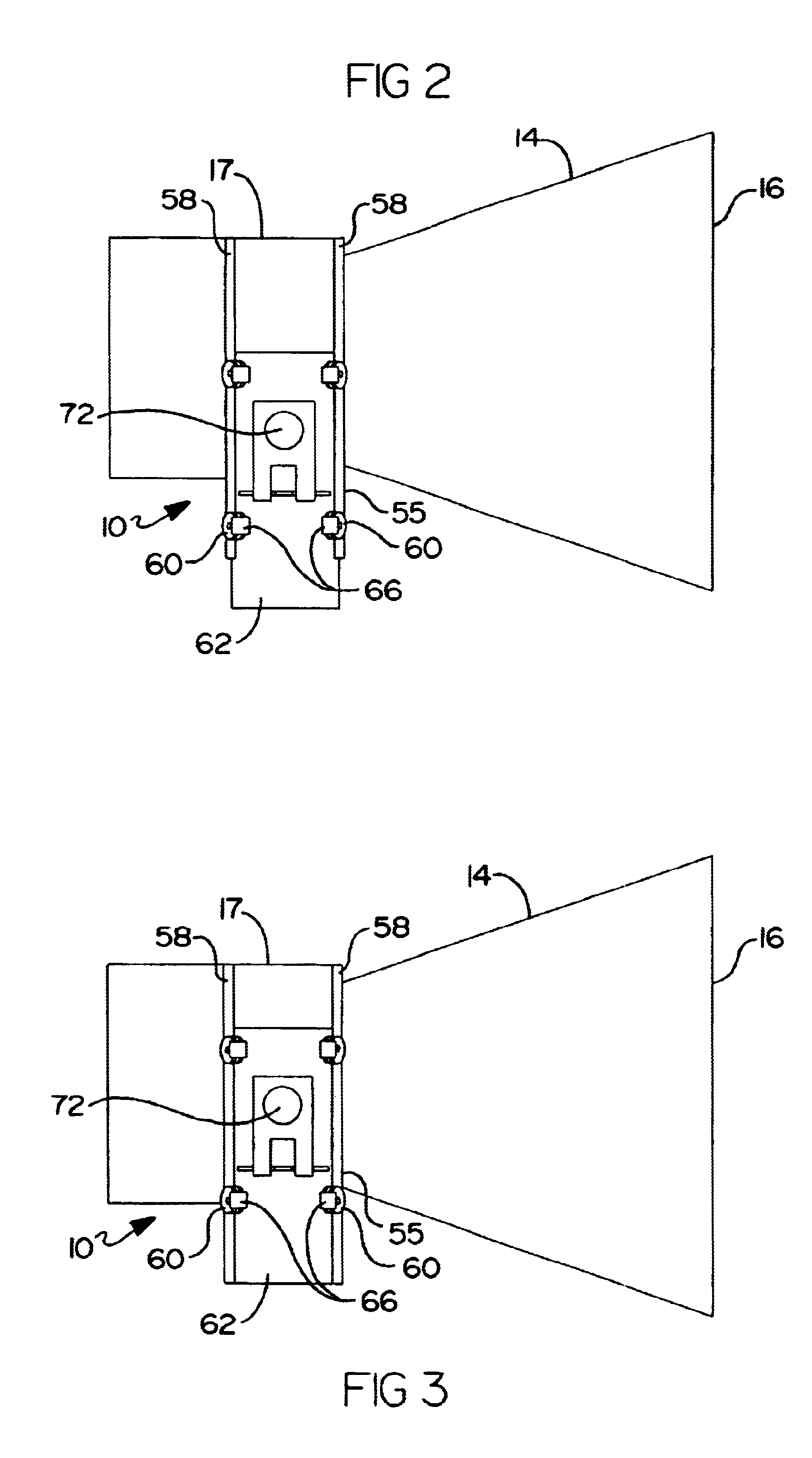 Side feed wheel assembly for wood chipper