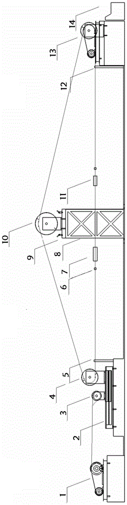 A trolley for a wire detection device