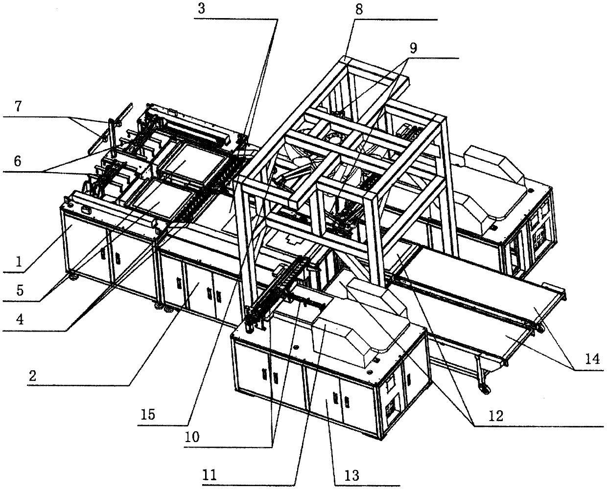 PCB laminated plate counting equipment based on a parallel robot