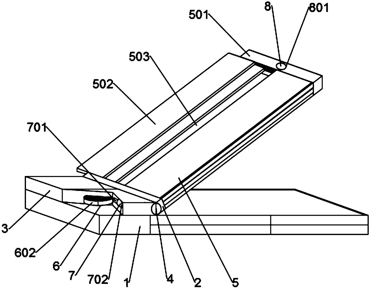 A portable solar power bank with light tracing and a charging method