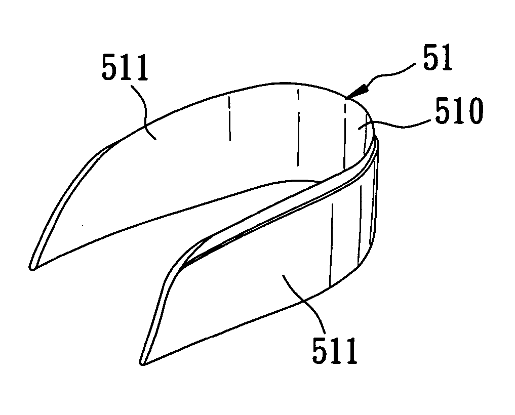 Shoe with shell portions