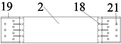 Bridge pier capping beam hoop steel beam template system and construction method thereof