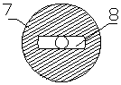 Line-sweeping airflow slurry nozzle