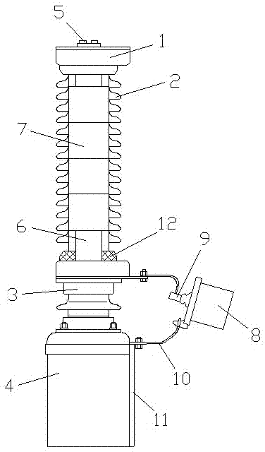 Monitorable lightning arrester