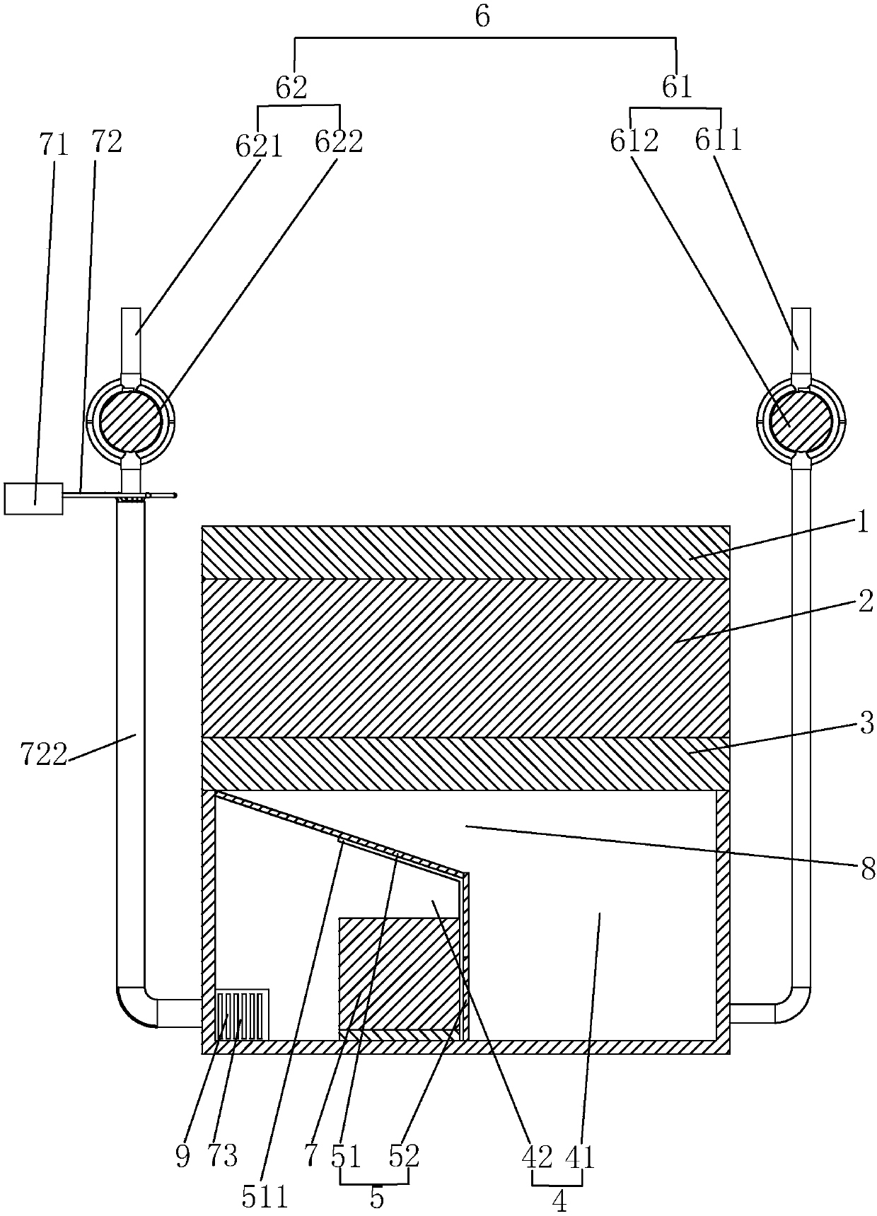 Sponge city rainwater treatment system