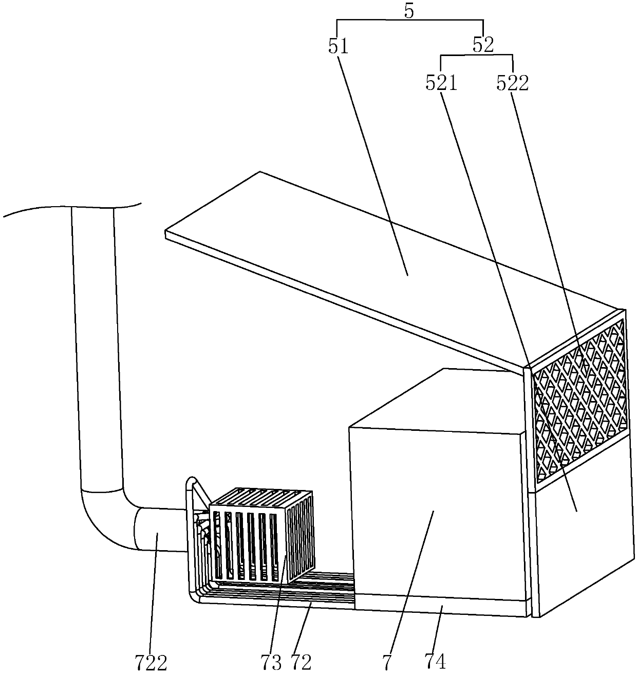 Sponge city rainwater treatment system