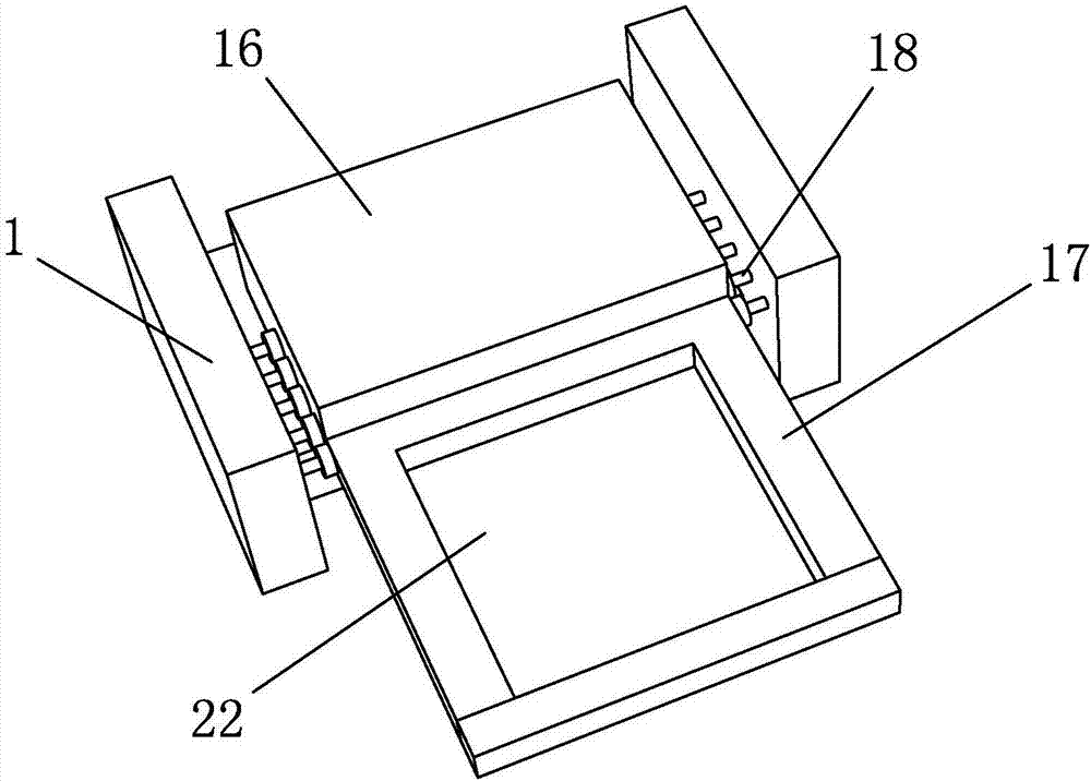 Partitioned sewage drainage device for sewage treatment