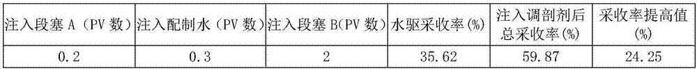 High-seepage sandstone oil reservoir compound polymer type profile control agent and use method thereof