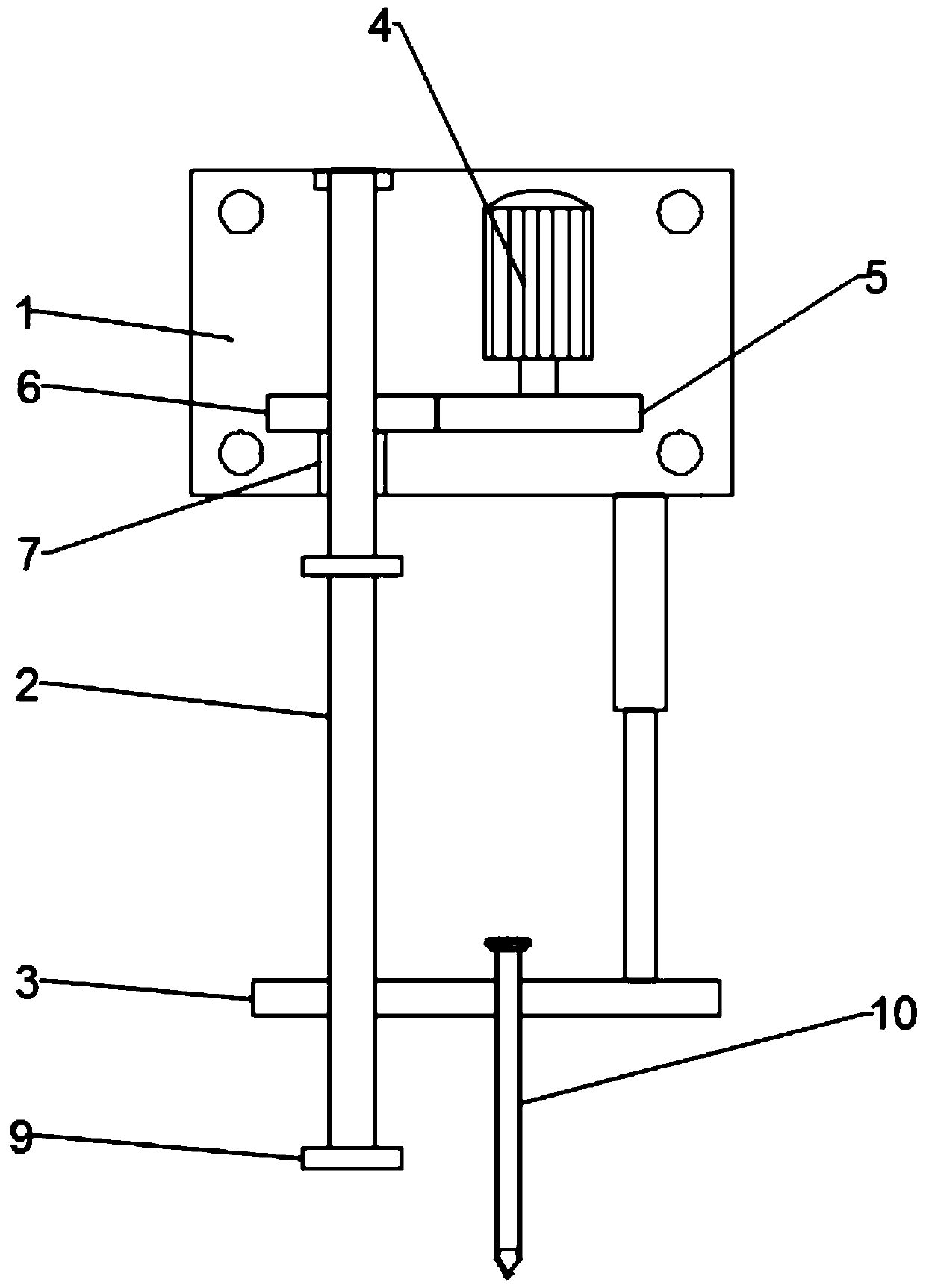 Device for performing puncture biopsy under laser guide