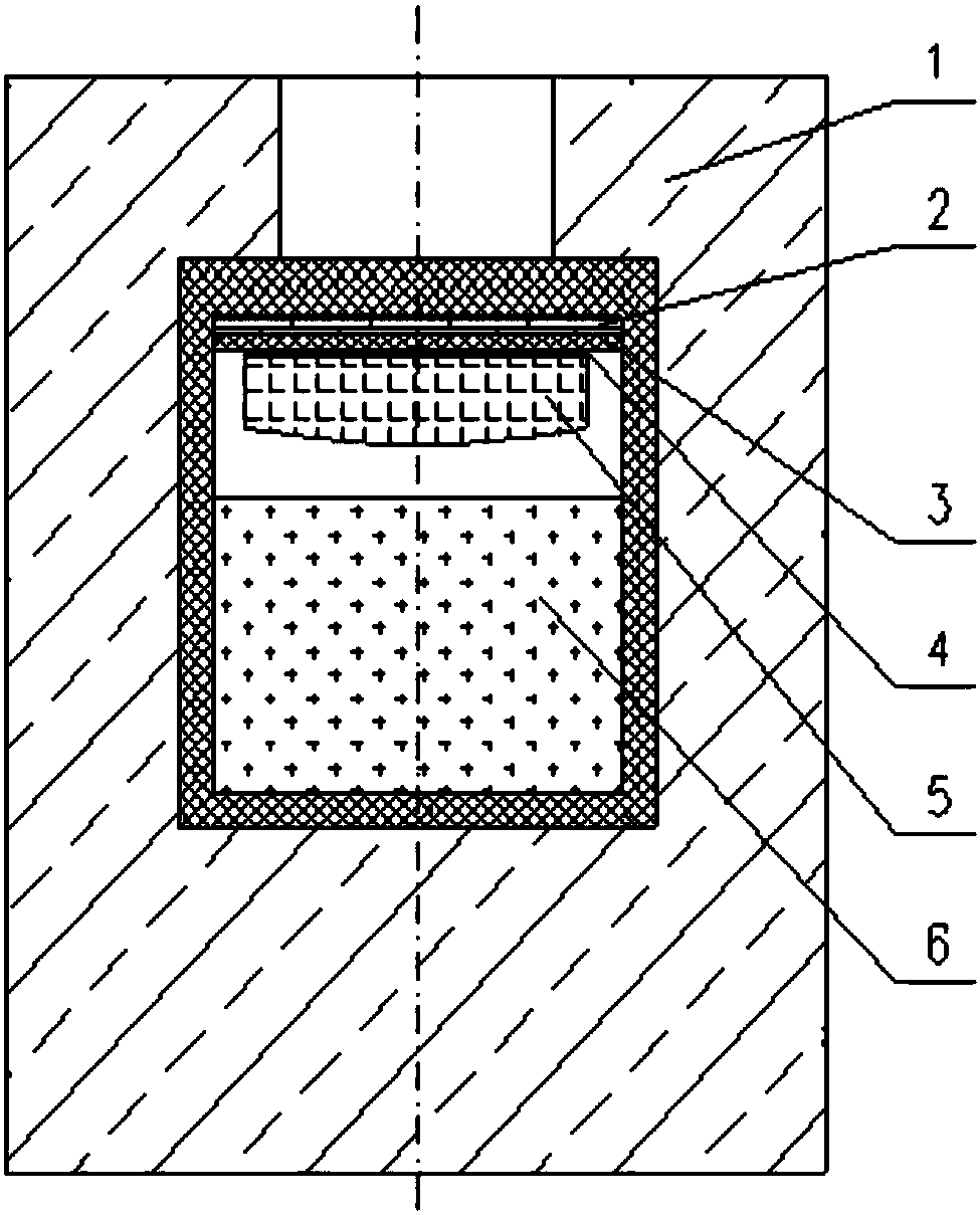 Crystal growth crucible and crystal growth furnace