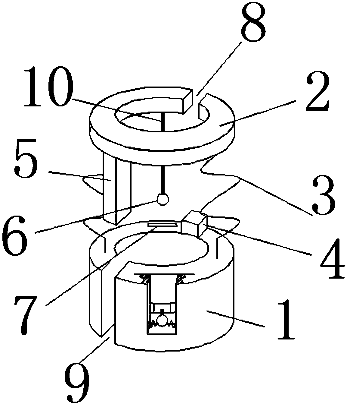 Leakage-proof combined piston ring used for water conveying pipe connector