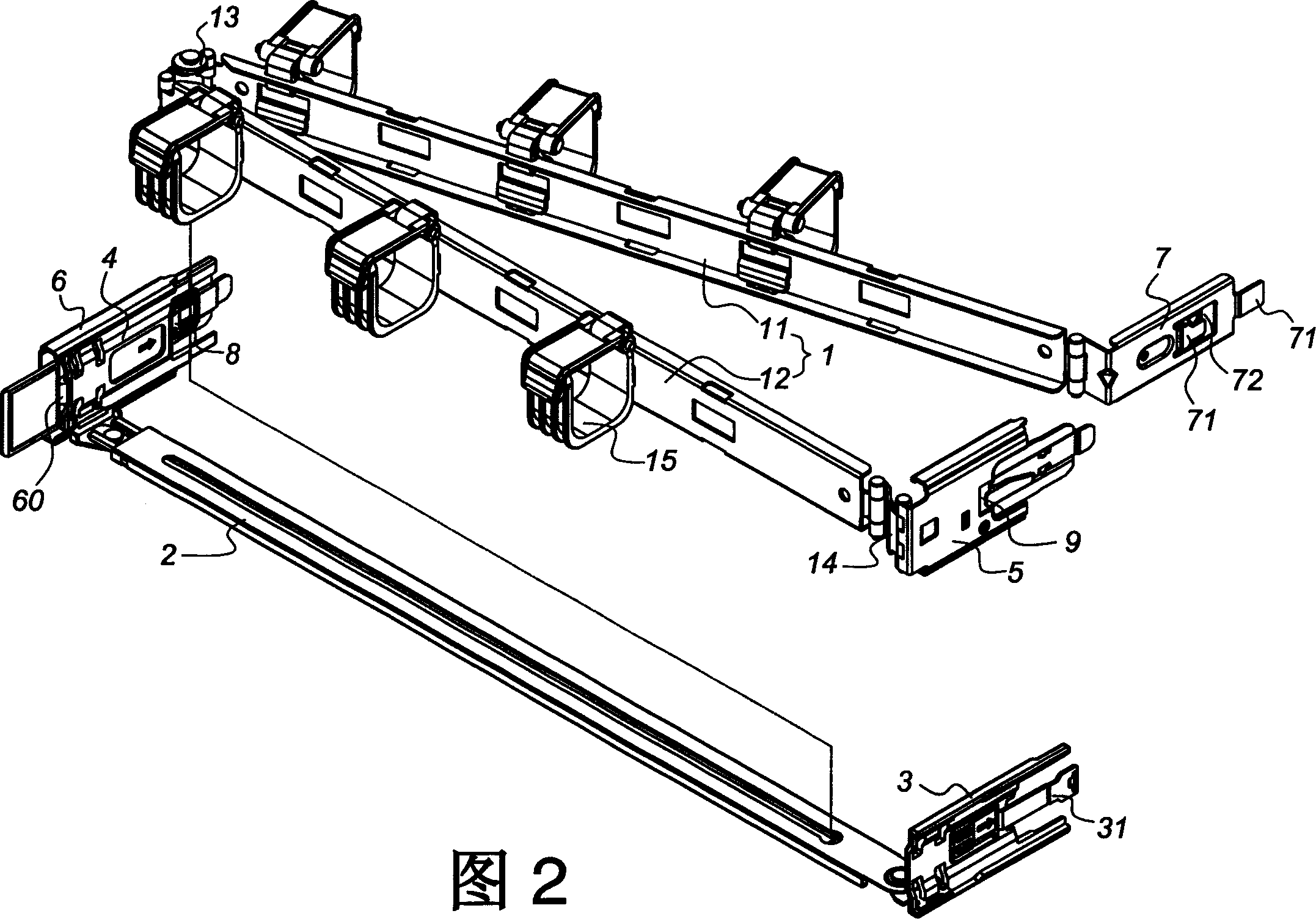 Wire arrangement supporter combined structure