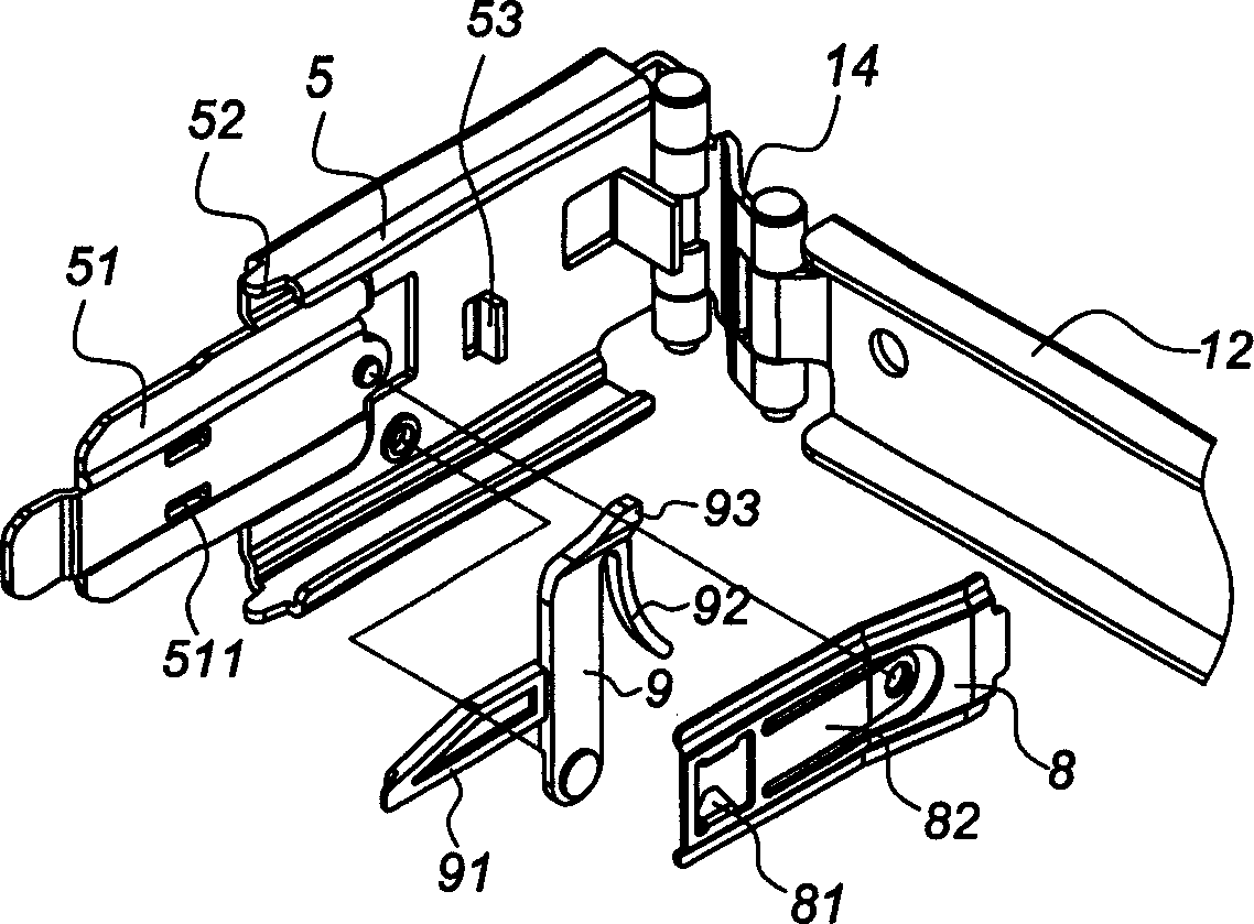 Wire arrangement supporter combined structure