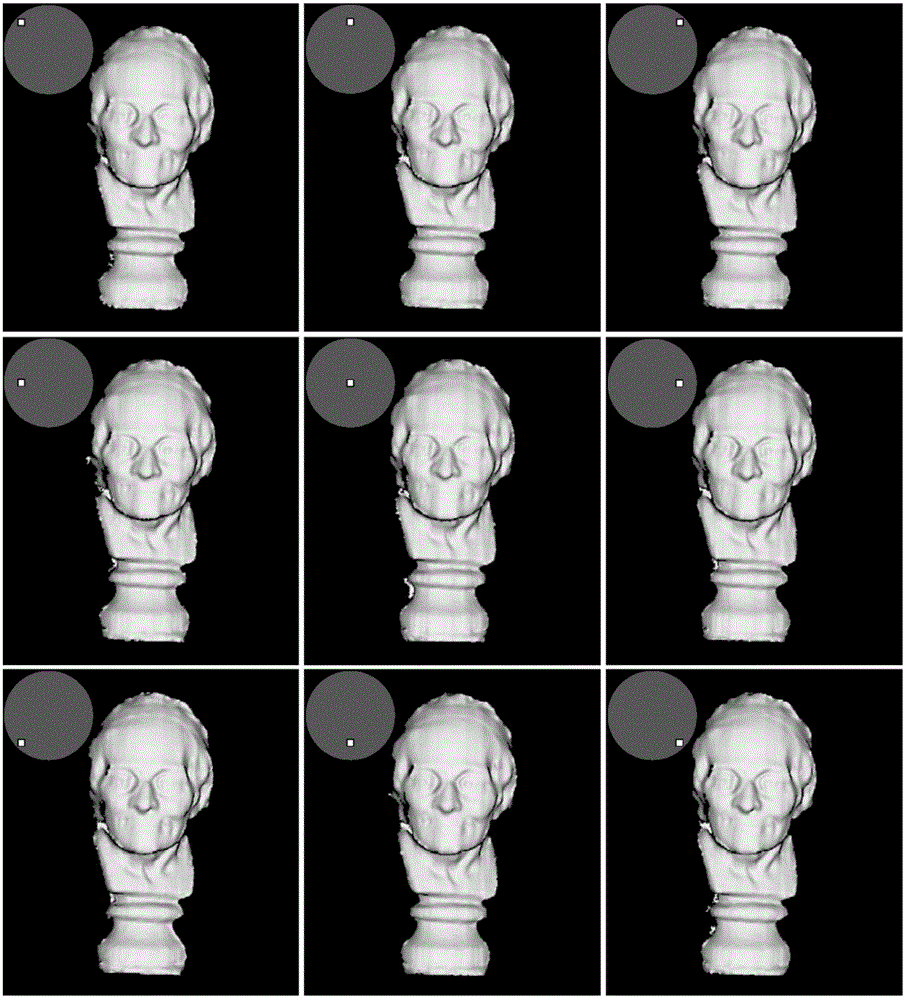 A structured light field three-dimensional imaging method and a system thereof