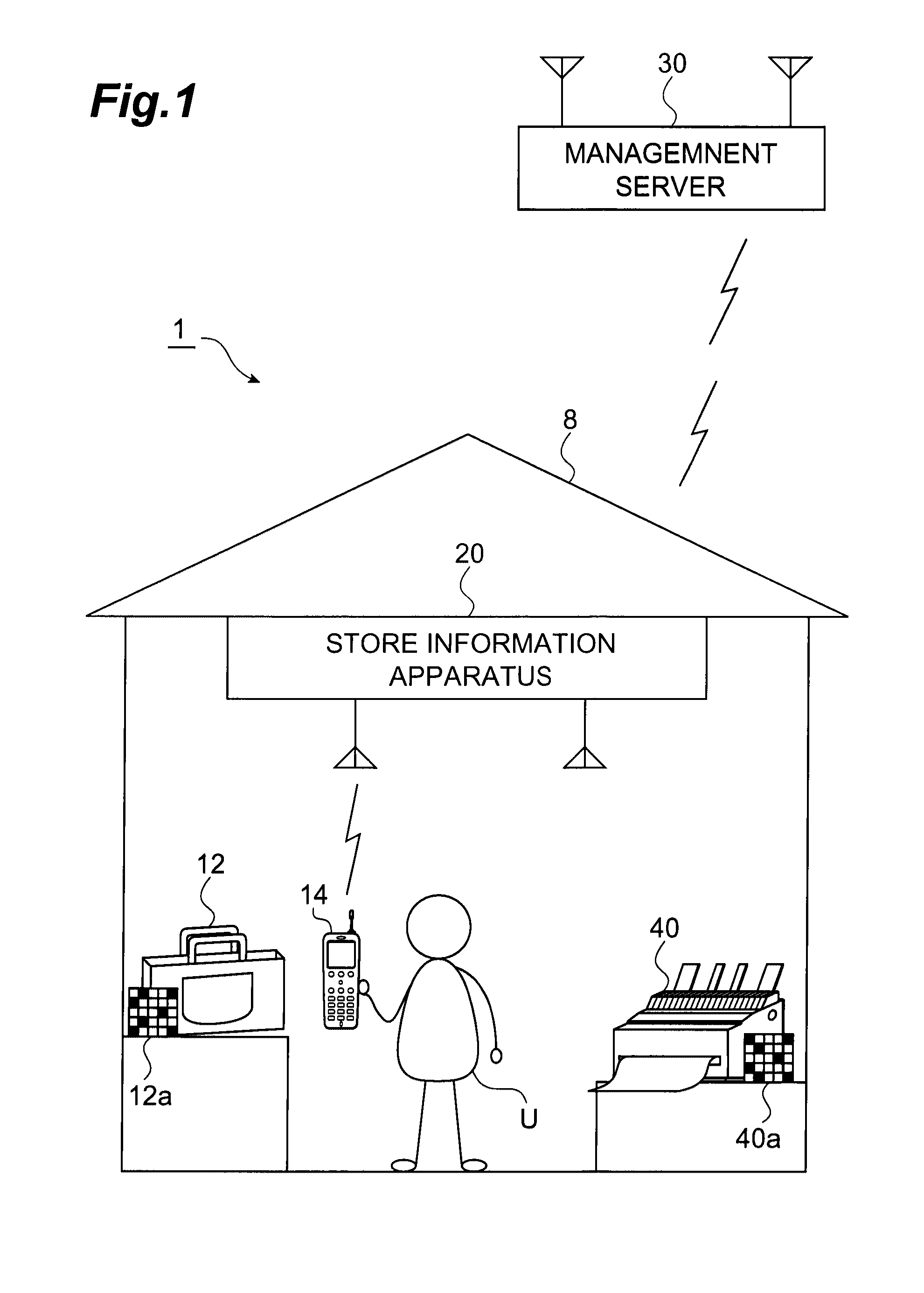 Information management apparatus, information output system, portable terminal, and information outputting method